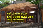 NHÀ GỖ XOAN 3 GIAN - TẠI THƯỜNG TÍN